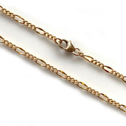 Wholesale 1/20 14K Gold Filled Finished Jewelry Chain-Figaro Chain 