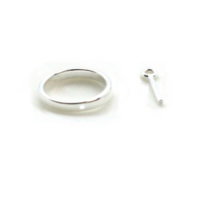 Wholesale Sterling Silver Bail  with 12mm Ring  for Beads
