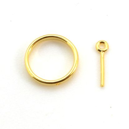Wholesale Gold over Sterling Silver Bail  with 12mm Ring  for Beads 