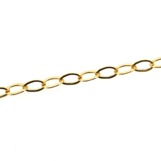 1/20 14K Gold Filled Bulk Chain - 2.6mmFlat Cable Chain