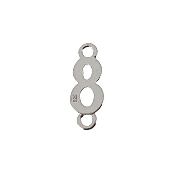 Wholesale Sterling Silver Number Connectors 