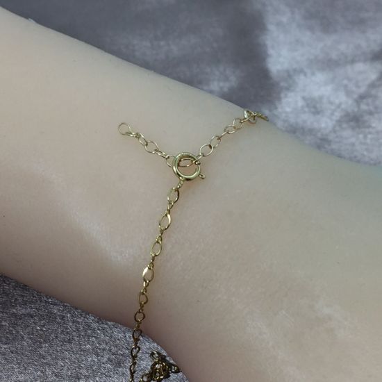 Wholesale 1/20 Gold Filled Finished Adjustable Chain Bracelet and Anklet- Figaro 8 Cable Chain