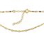 Wholesale 1/20 Gold Filled Finished Adjustable Chain Bracelet and Anklet- Dapped Bar Chain
