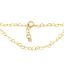 Wholesale 1/20 Gold Filled Finished Adjustable Chain Bracelet and Anklet- Heart Chain with Heart