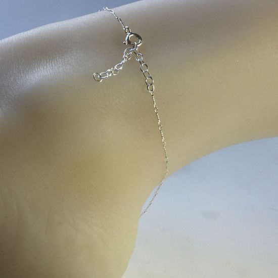 Wholesale Sterling Silver Basic Adjustable Chain Anklet and Bracelet- Fancy Twisted Link Chain