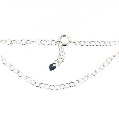 Wholesale Sterling Silver Basic Adjustable Chain Anklet and Bracelet- Round Oval Cable Chain