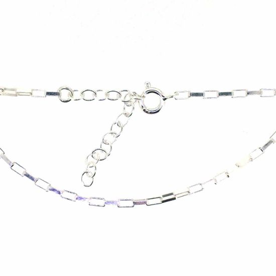 Wholesale Sterling Silver Basic Adjustable Chain Anklet and Bracelet- Medium Long Box Chain