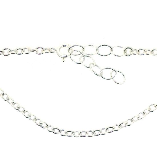 Wholesale Sterling Silver Basic Adjustable Chain Anklet and Bracelet- 3.7mm Oval Cable Chain