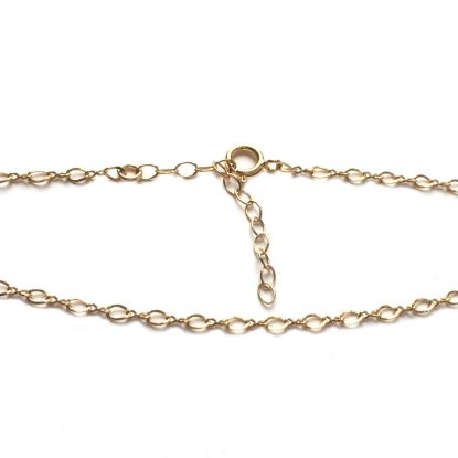 Wholesale 1/20 Gold Filled Finished Adjustable Chain Bracelet and Anklet- Figaro 8 Cable Chain