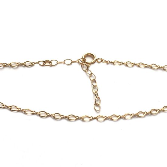 Wholesale 1/20 Gold Filled Finished Adjustable Chain Bracelet and Anklet- Figaro 8 Cable Chain