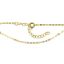 Wholesale Gold over Sterling Silver Finished Adjustable Chain Bracelet and Anklet  - 2mm Small Flat Cable Chain