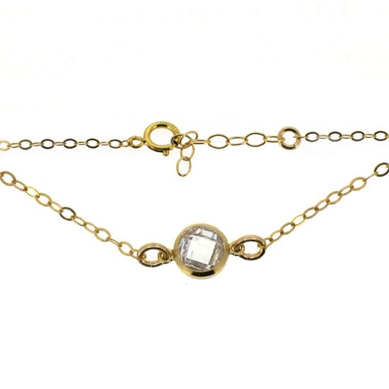 Wholesale 14K gold filled birthstone Necklace, Anklet or Bracelet 