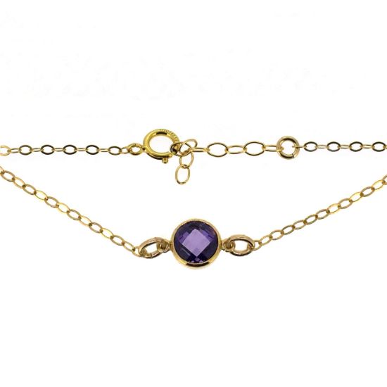 Wholesale 14K gold filled birthstone Necklace, Anklet or Bracelet 