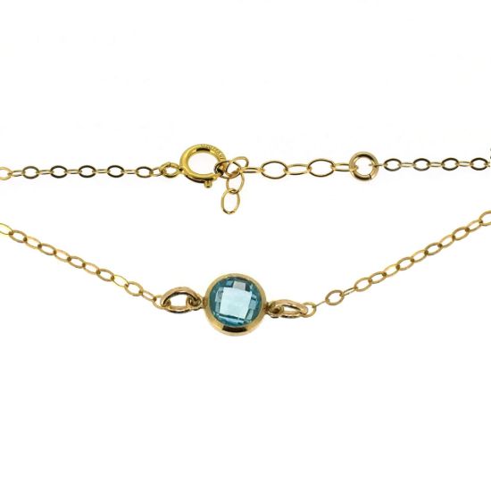 Wholesale 14K gold filled birthstone Necklace, Anklet or Bracelet 