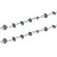 Wholesale Sterling Silver Iolite Rosary Chain By the Foot
