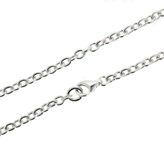 Wholesale Sterling Silver Finished Chain - Strong Oval Cable Chain
