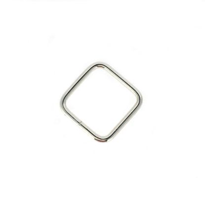 Wholesale Sterling Silver Plain Square Charms - 6mm or 8mm (sold per piece)