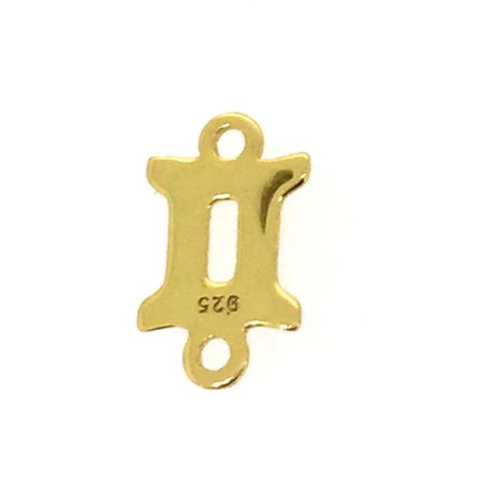 gold over sterling silver zodiac connectors