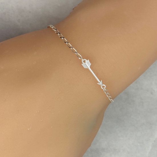 sterling silver permanent jewelry connectors-arrowhead connector