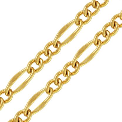 Wholesale 1/20 14k Gold Filled Bulk Chain - Fancy Figaro (sold per foot)