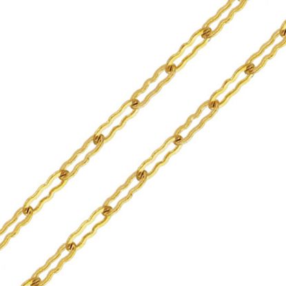 Wholesale 1/20 14k Gold Filled Bulk Chain - Krinkle Chain  (sold per foot) 