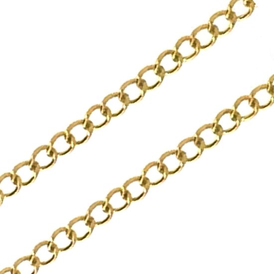 1/20 14K Gold Filled Bulk Chain - 1.5mm Curb Chain 