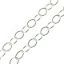 Wholesale Chain, 925 Sterling Silver Thick Round Oval Cable Chain 8 by 6mm Bulk Chain by the foot