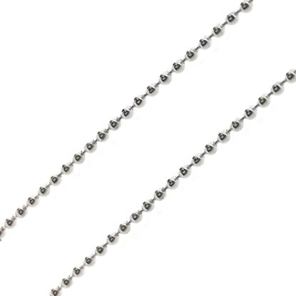 Wholesale Chain, 925 Sterling Silver Tiny Ball Chain 1.2mm Bulk Chain by the foot