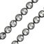 Wholesale Oxidized Sterling Silver Chain - 3mm Double Sided Diamond Cut Chain (sold per foot)