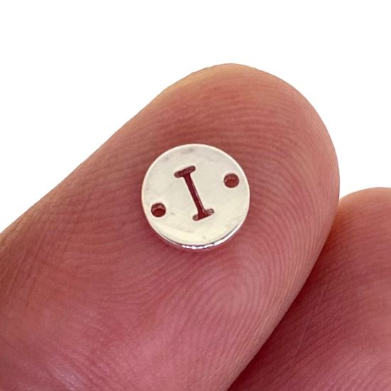 wholesale sterling silver letter connectors,bracelet connectors,permanent Jewelry charms