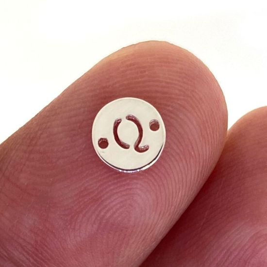 wholesale sterling silver letter connectors,bracelet connectors,permanent Jewelry charms