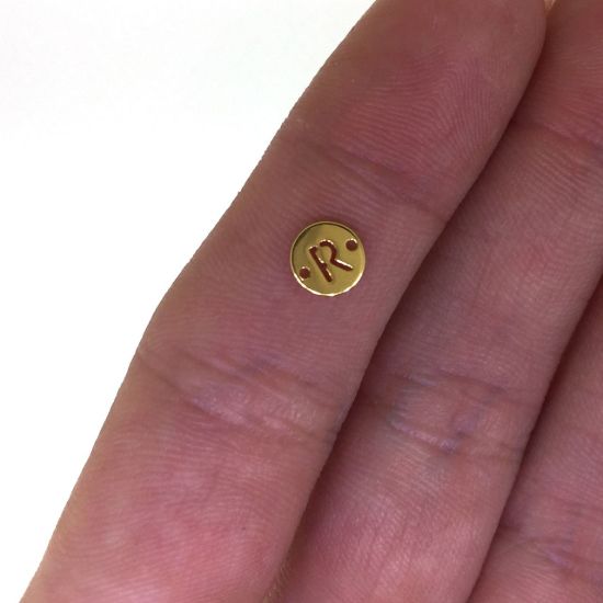 wholesale gold over sterling silver letter connectors,bracelet connectors,permanent Jewelry charms