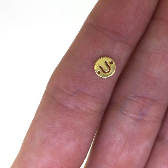 wholesale gold over sterling silver letter connectors,bracelet connectors,permanent Jewelry charms