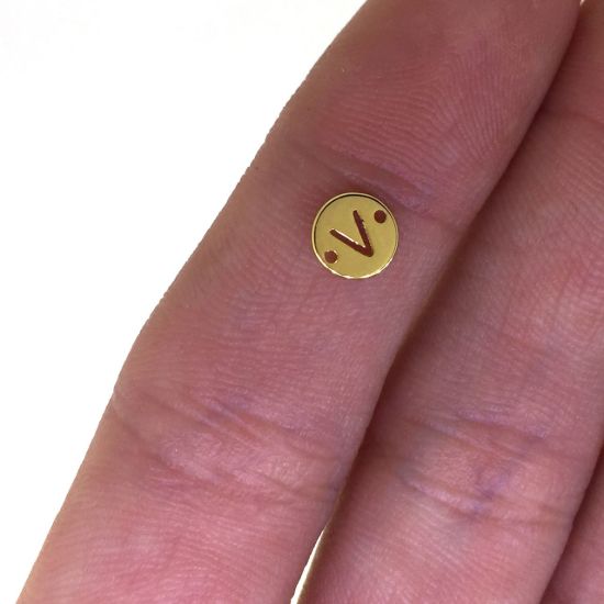 wholesale gold over sterling silver letter connectors,bracelet connectors,permanent Jewelry charms