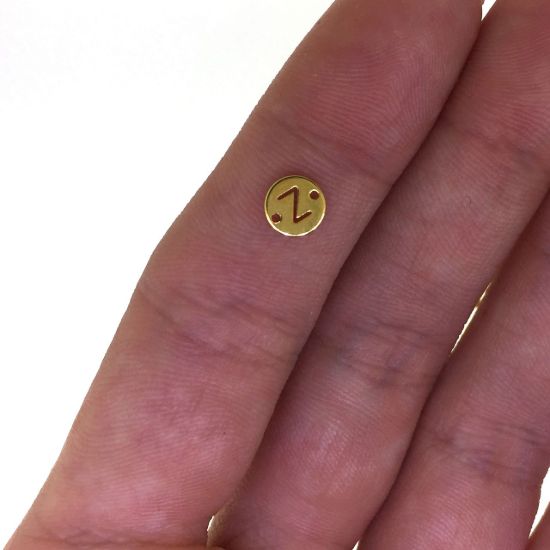 wholesale gold over sterling silver letter connectors,bracelet connectors,permanent Jewelry charms