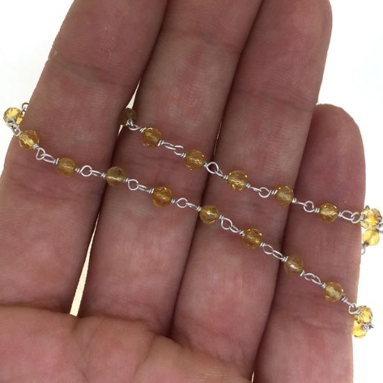 wholesale gemstone rosary chain for permanent jewelry