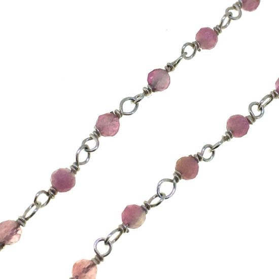 wholesale gemstone rosary chain for permanent jewelry