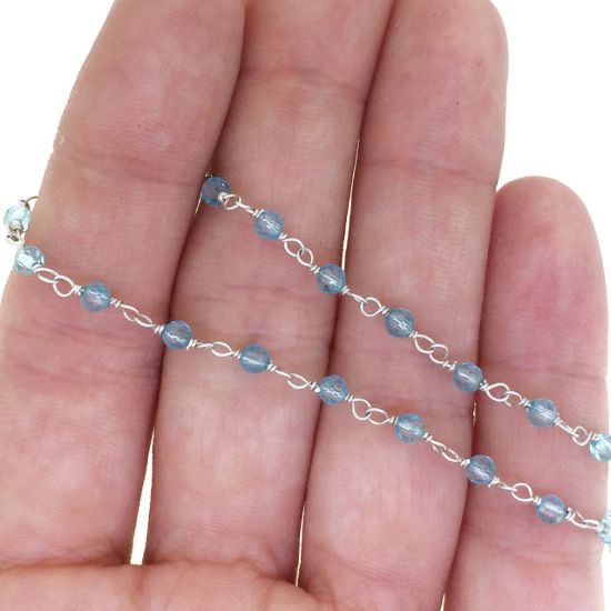 WHOLESALE GEMSTONE ROSARY CHAIN FOR PERMANENT JEWLERY