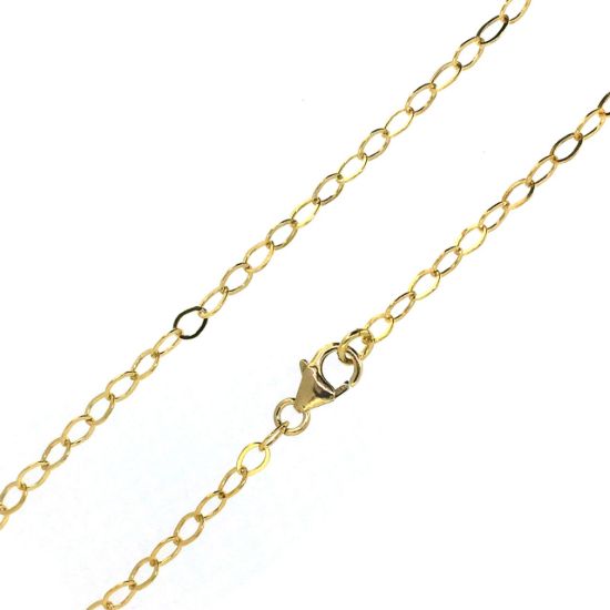 Wholesale 1/20 14K Gold Filled Finished Jewelry Chain - 2.6mm Flat Cable Chain