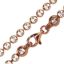 Wholesale Rose Gold Over Sterling Silver Finished Chain - Diamond Cut Bead Chain