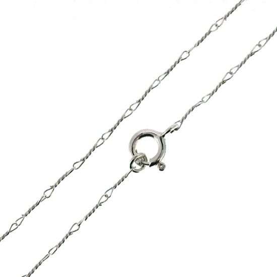 Wholesale Sterling Silver Fancy Twisted Link Necklace Chain, Wholesale Bulk Necklace Chains