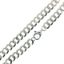 Wholesale Sterling Silver Chunky Diamond Curb Chain, Wholesale Bulk Necklace Chains
