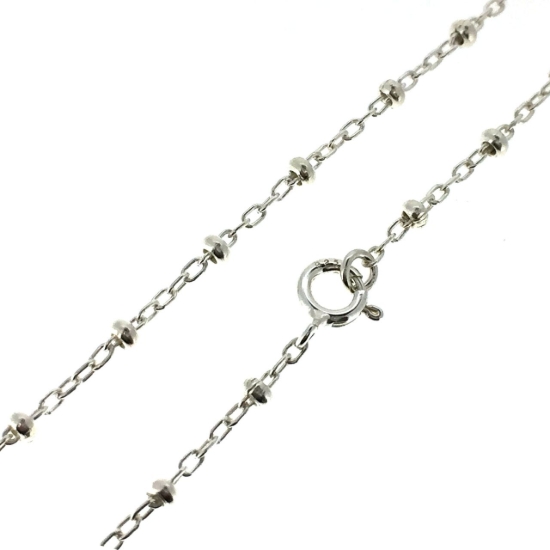 Wholesale Sterling Silver Finished Chain - 2.5mm Ball Satellite Chain