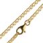 Wholesale Gold over Sterling Silver Double Diamond Cut Curb Chain, Wholesale Bulk Necklace Chains