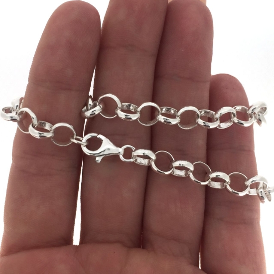 Wholesale Sterling Silver 6.5mm Rolo Chain, Wholesale Necklace Chains