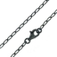 Oxidized Sterling Silver Diamond Cut Curb Necklace Chain, Wholesale Bulk Necklace Chains