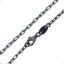 Wholesale Oxidized Sterling Silver Chain - 3mm Diamond Cut Box -All Sizes