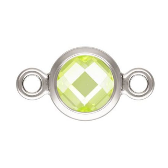 sterling silver 6mm bezel connectors for permanent jewelry supply wholesale