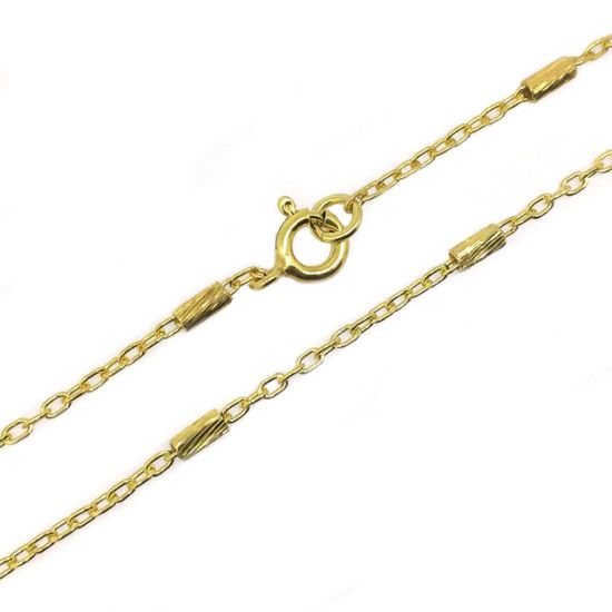 	Wholesale Gold over Sterling Silver Satellite Chain, Wholesale Necklace Chains