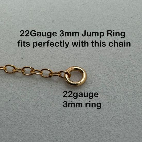 Wholesale Gold Filled small Cable Chain (sold per foot)